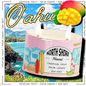 North Shore Scented Candle - 8oz Hand-Poured Tropical